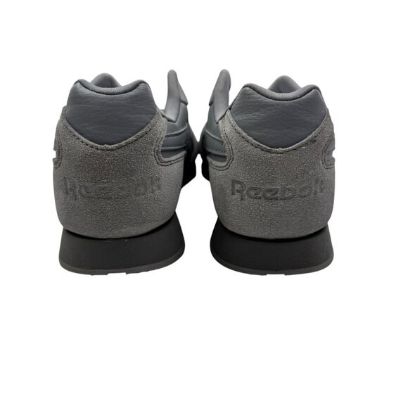 Reebok Classic Leather Harmon Sneakers Gray Tone on Tone Minimal Women's Size 9 - Picture 3 of 9